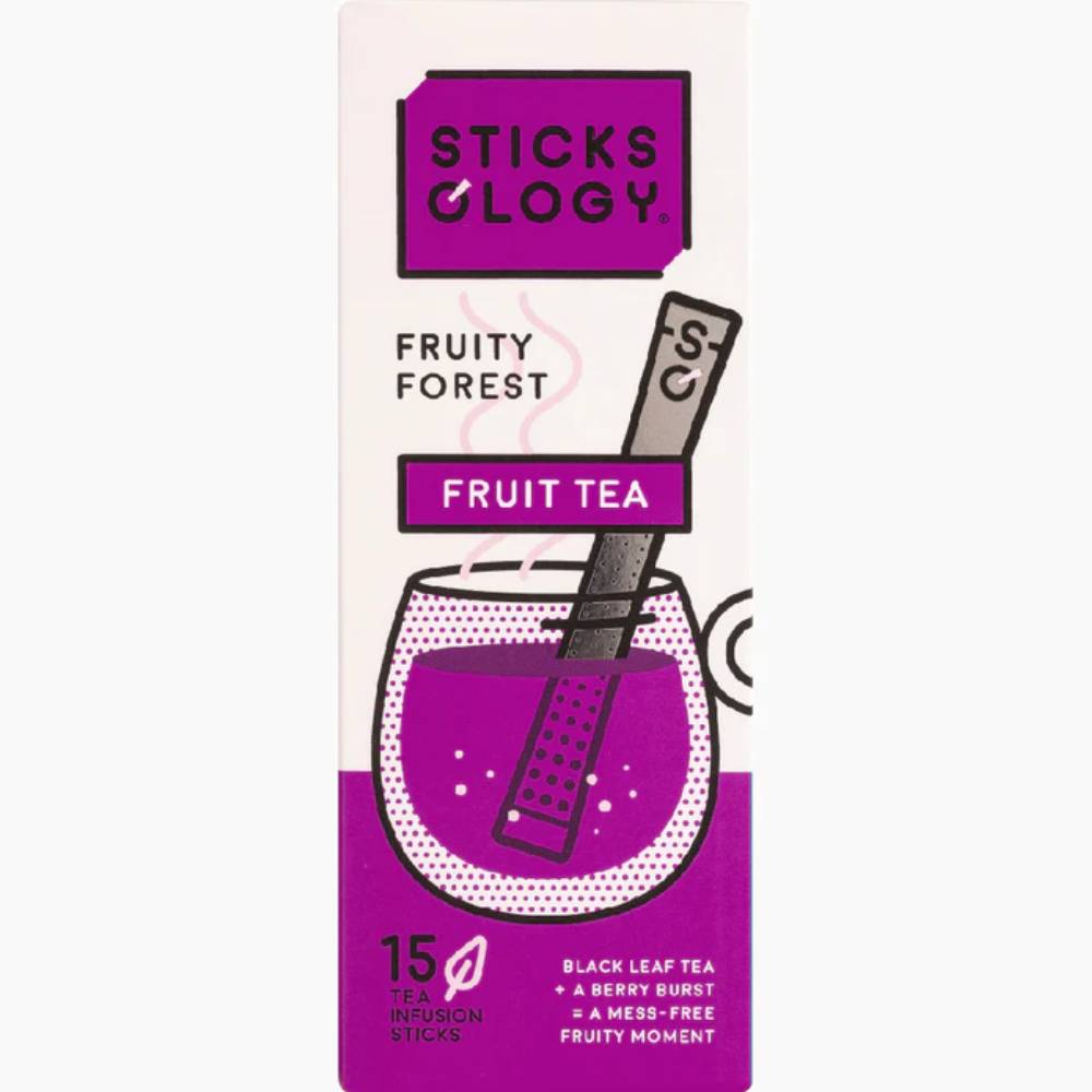 森林水果紅茶丨漿果味丨15枝裝丨紅茶茶棒丨STICKSOLOGY