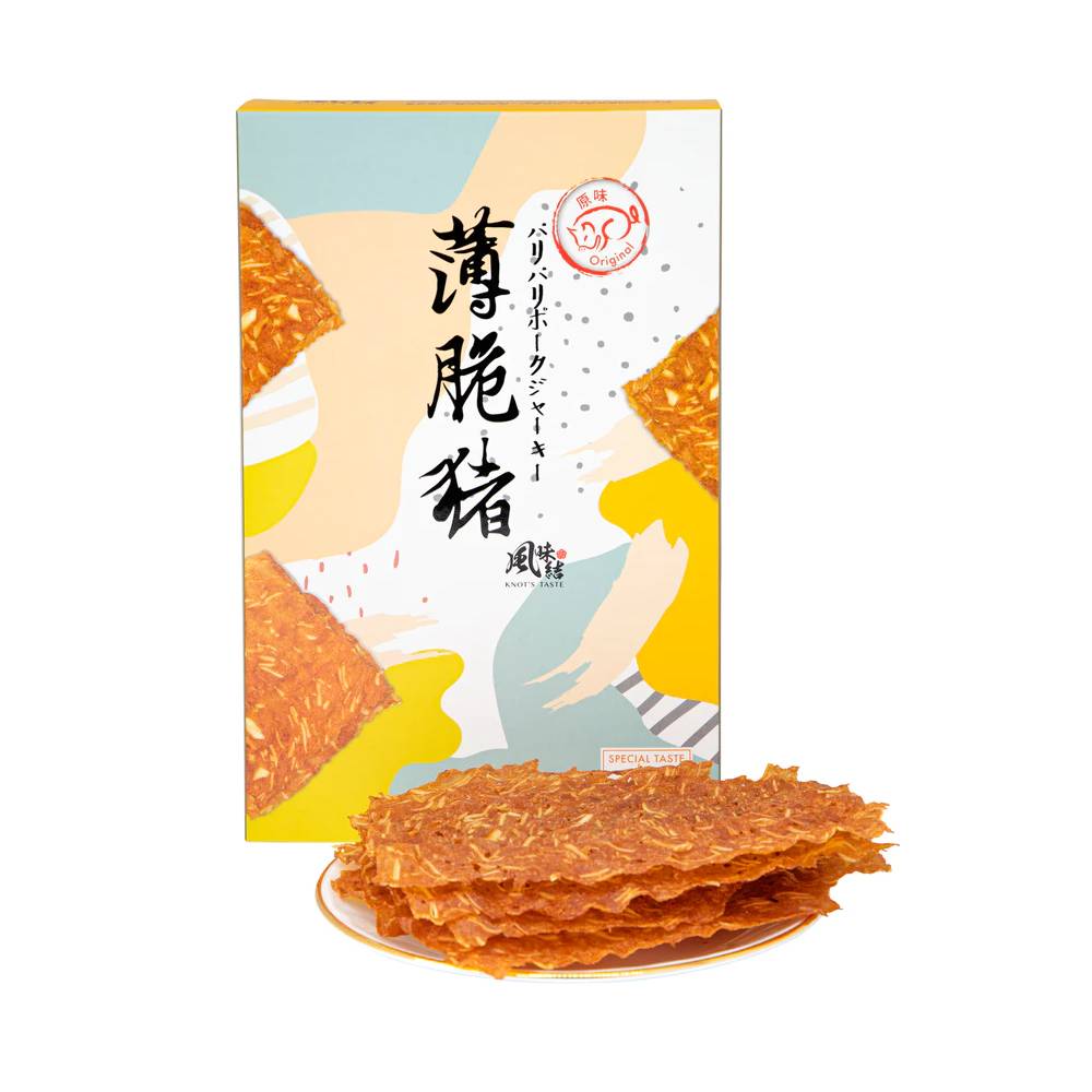 【現貨發售】原味薄脆豬丨80G丨風味結丨台灣
