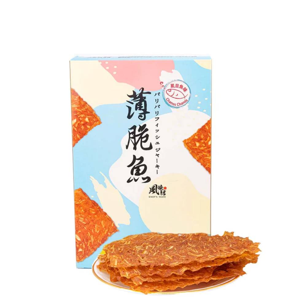 【現貨發售】薄脆魚虱目魚味丨80G丨風味結丨台灣